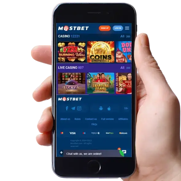 Mostbet casino en ligne version mobile